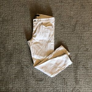 Banana Republic Skinny Fit white jeans